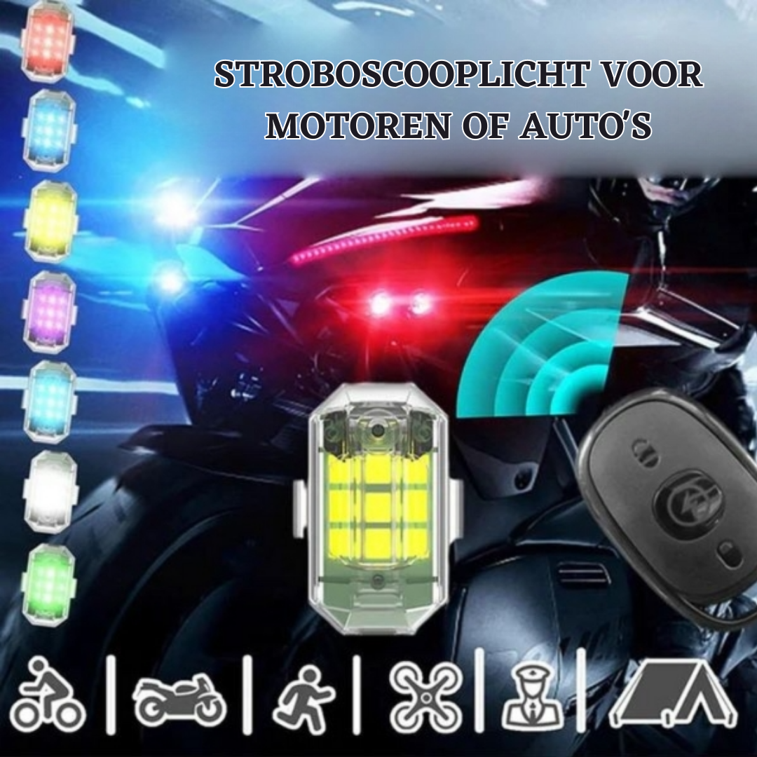 Nova Strobe™ LED stroboscooplicht met afstandsbediening