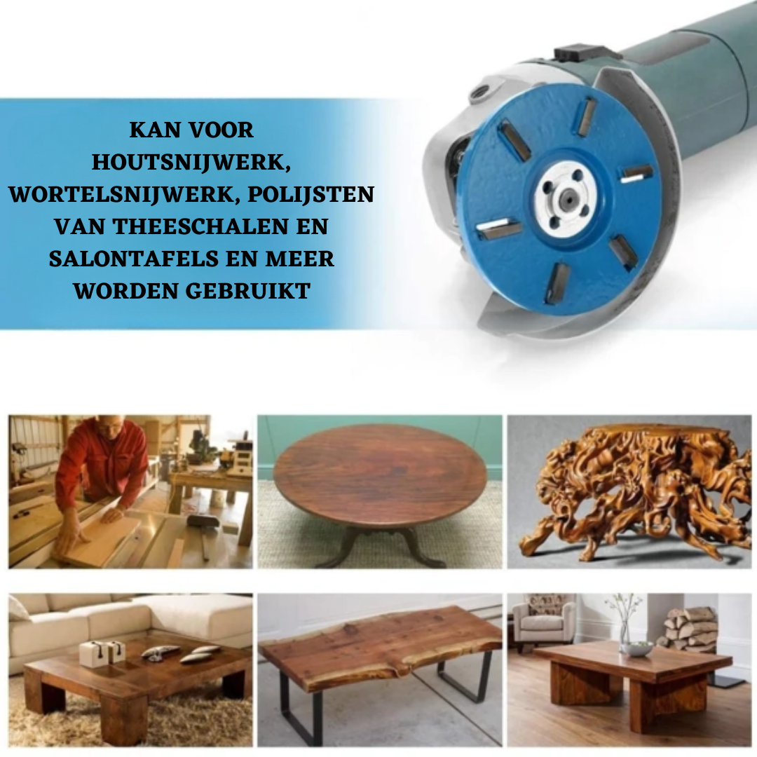 WoodRazor™ - 6 tanden houtsnijschijf