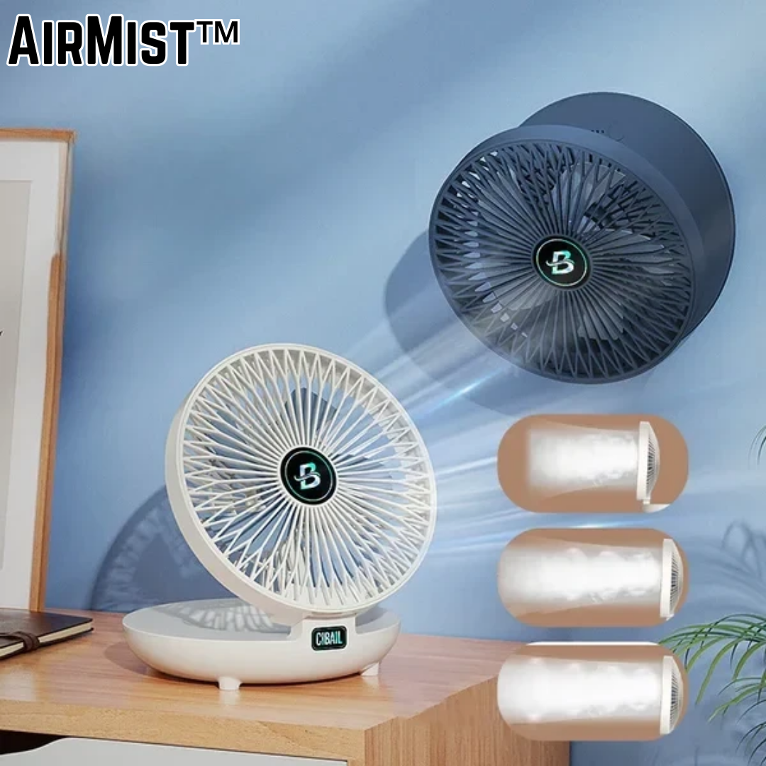 AirMist™ Draagbare Slimme Ventilator