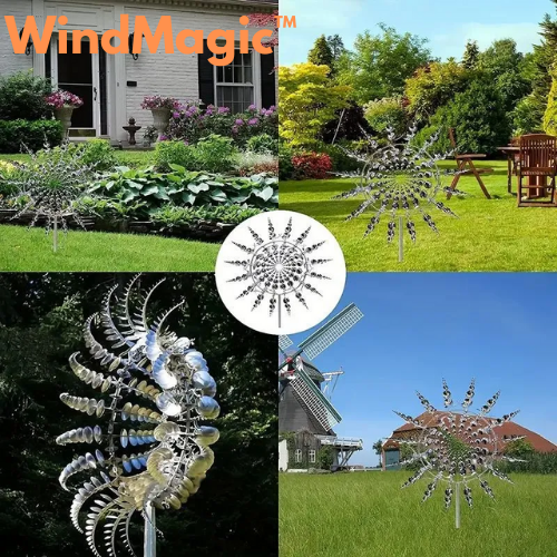 WindMagic™ - Handgemaakte sierlijke windmolen