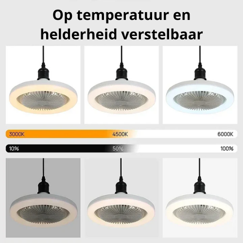 LumiFan™ - ventilator met verlichting