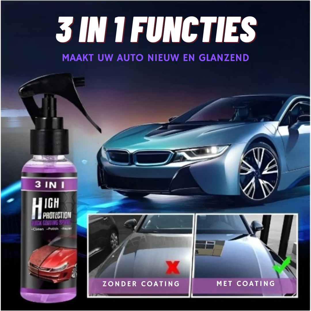 Quick Shine™Auto Nano Coating Spray (1+1 GRATIS)