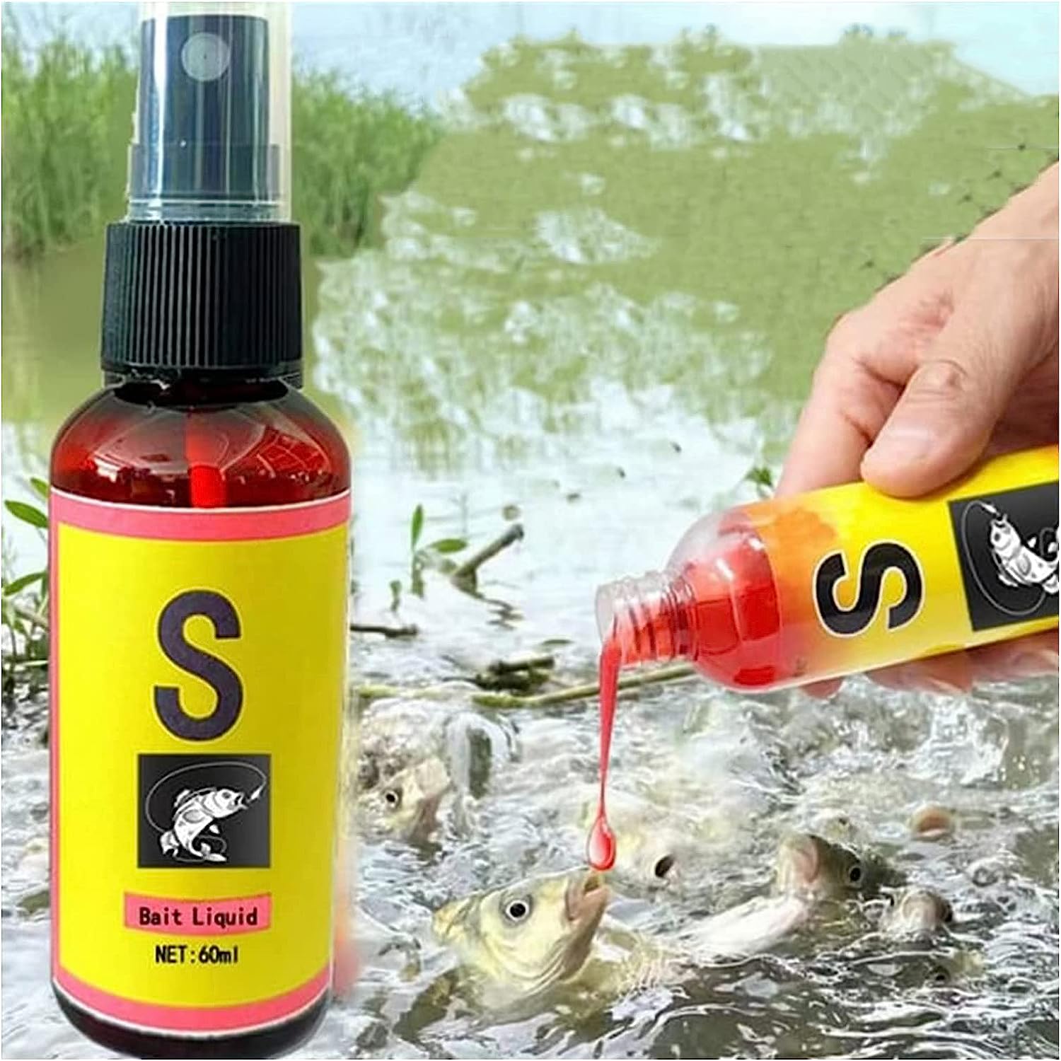 BaitScent™ Natuurlijke visaasgeur (1+1 GRATIS)