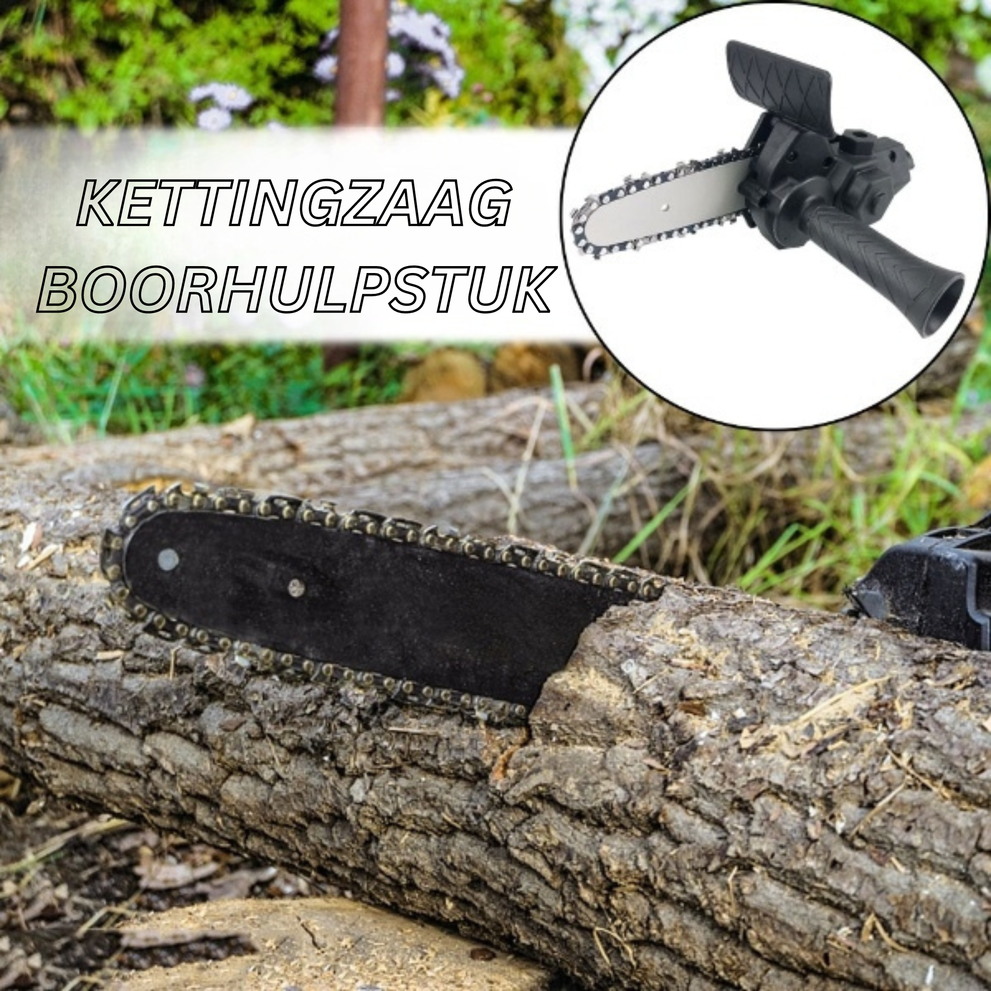 DrillSaw™ - Universeel kettingzaag boorhulpstuk